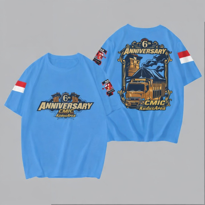 Promo Kaos Truck CMIC Anniversary Kudus 6Th Kaos Truck Mania Kaos Distro Truck Mania CMIC Indonesia 