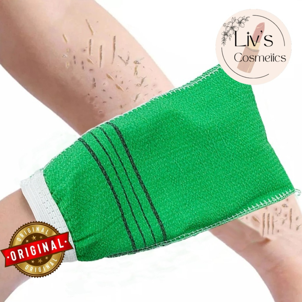 Korean Magic Peeling Towel Handuk Lulur Korean Washcloth Italy Towel Kain Daki Sarung Tangan Sikat D
