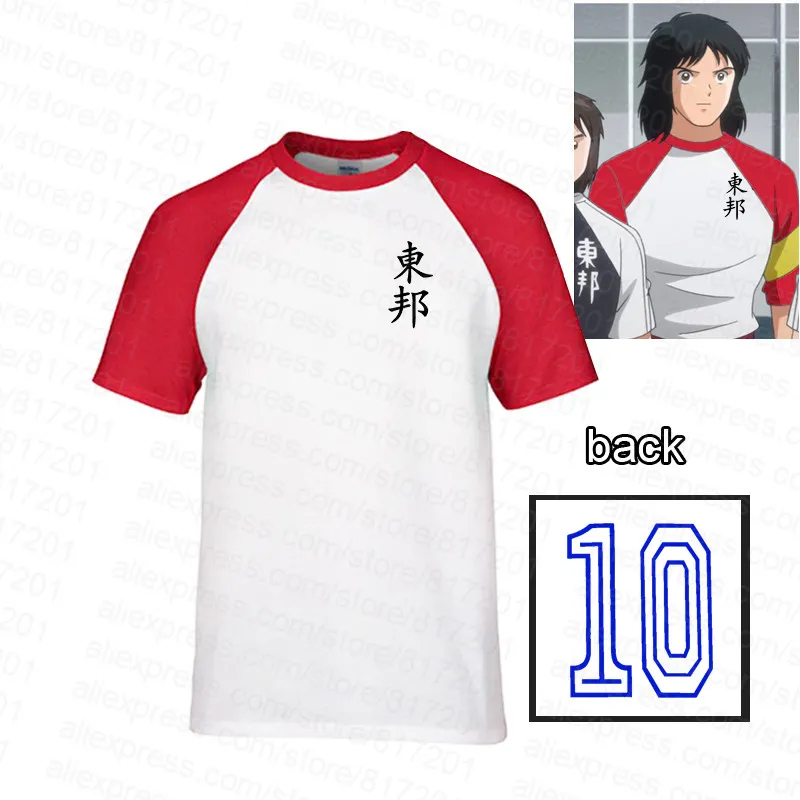 Kaos Bola Fashion Captain Tsubasa Kiper Ken Wakashimazu Japan Anime funny football t shirt Cosplay s