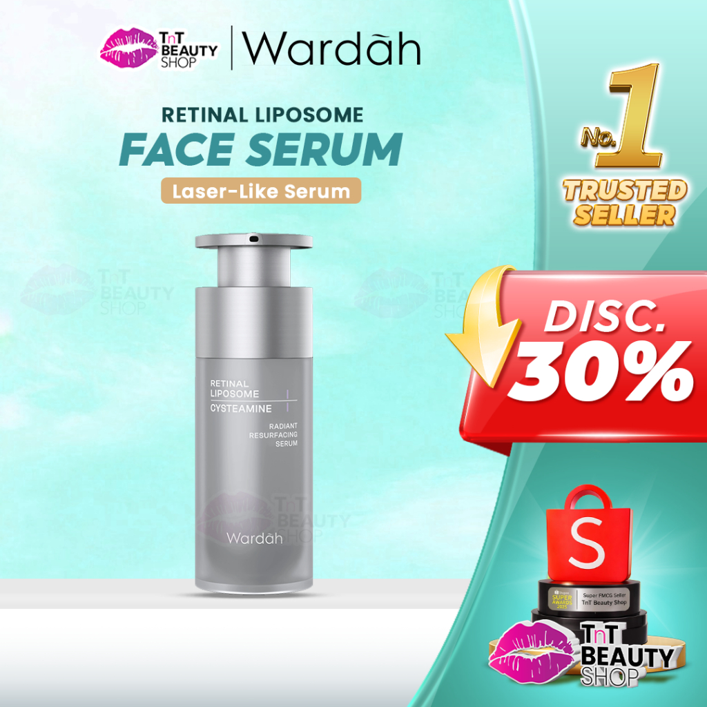 Wardah Radiant Resurfacing Retinal Cysteamine Serum 30ml Serum Wajah | TnT Beauty Shop