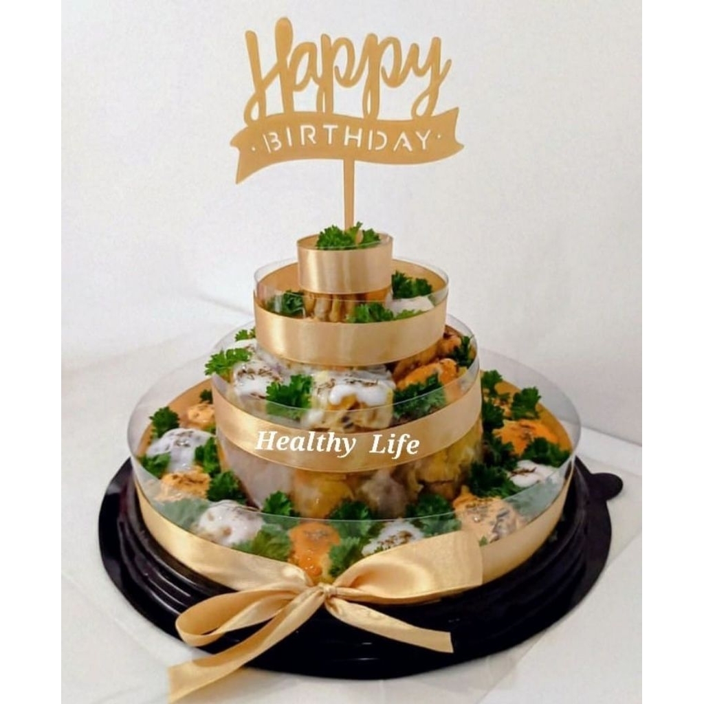 Dimsum Cake Bucket Buket HALAL Full Mentai Cheese Sauce Free Chilli Oil Dimsum Sauce Ultah Tart Towe