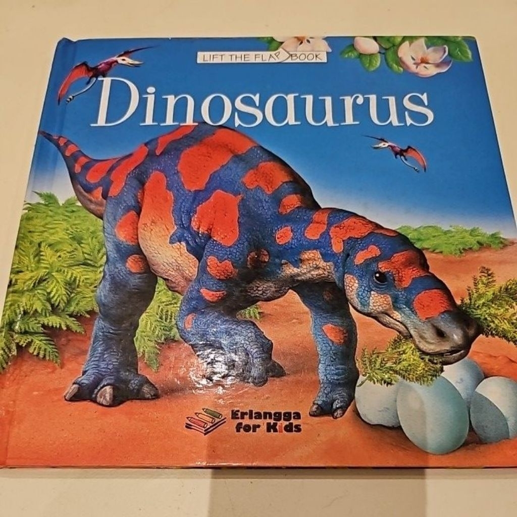 Dinosaur flap book