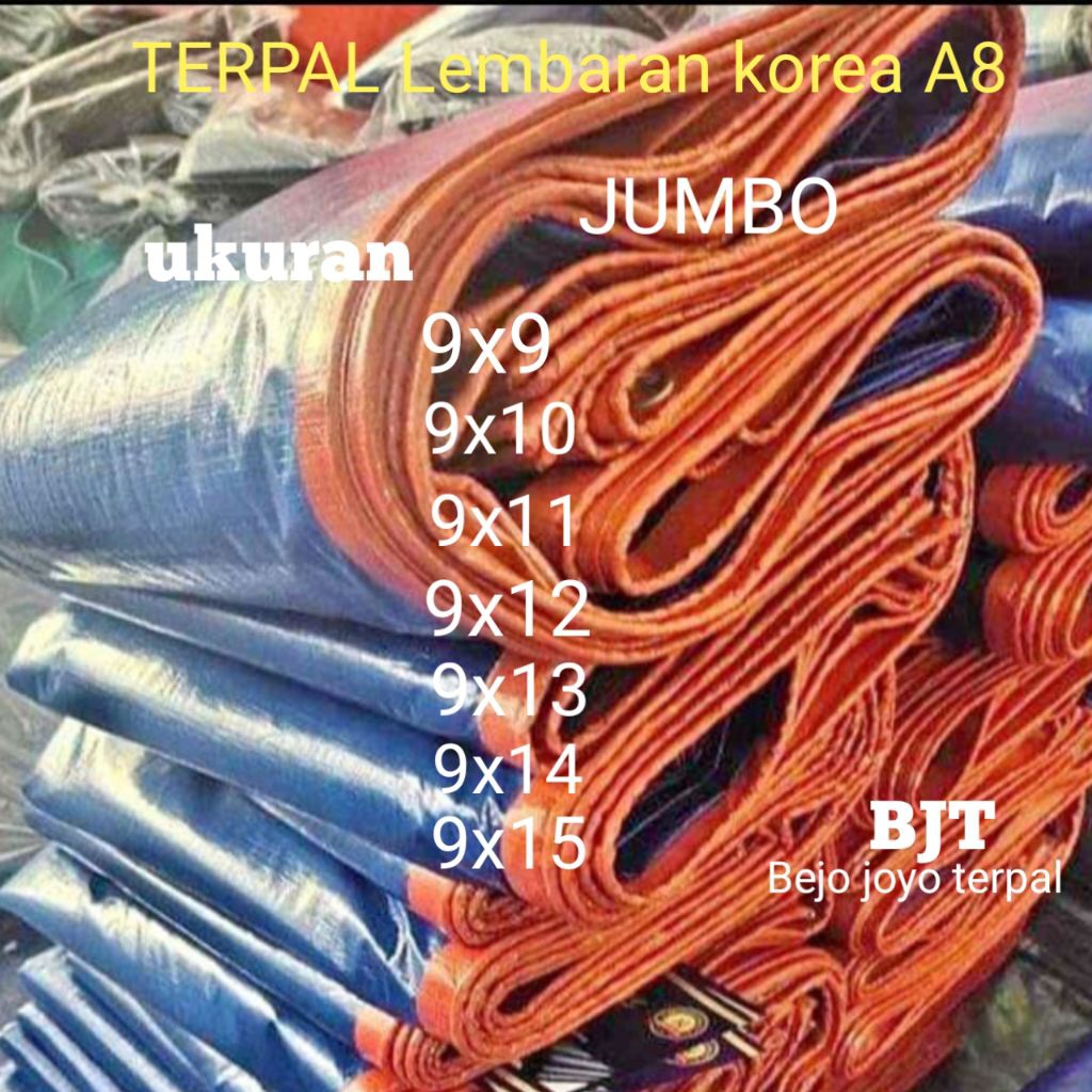 Terpal korea A8 tebal tahan cuaca panas & hujan