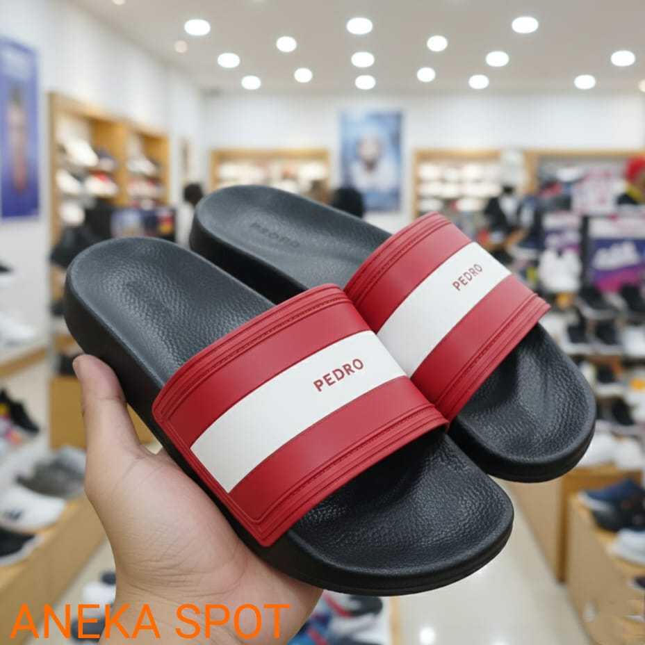 SENDAL SLIP ON CASUAL PEDRO PRIA WANITA / SANDAL PEDRO BERKUALTIS - FREE BOX