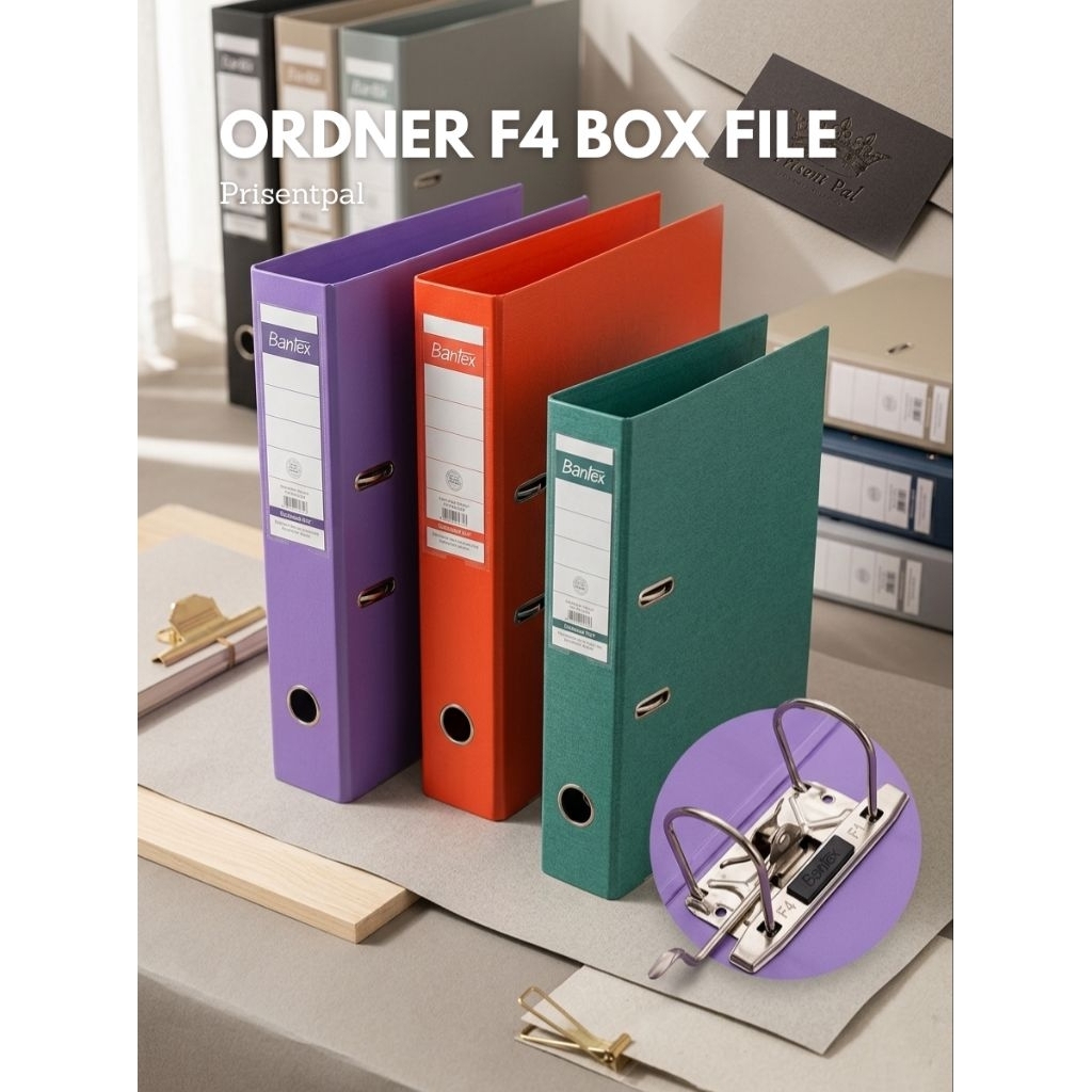 Ordner Bantex F4 Folio 1465V Binder Plastik PVC 2 Ring 7cm Odner Box File