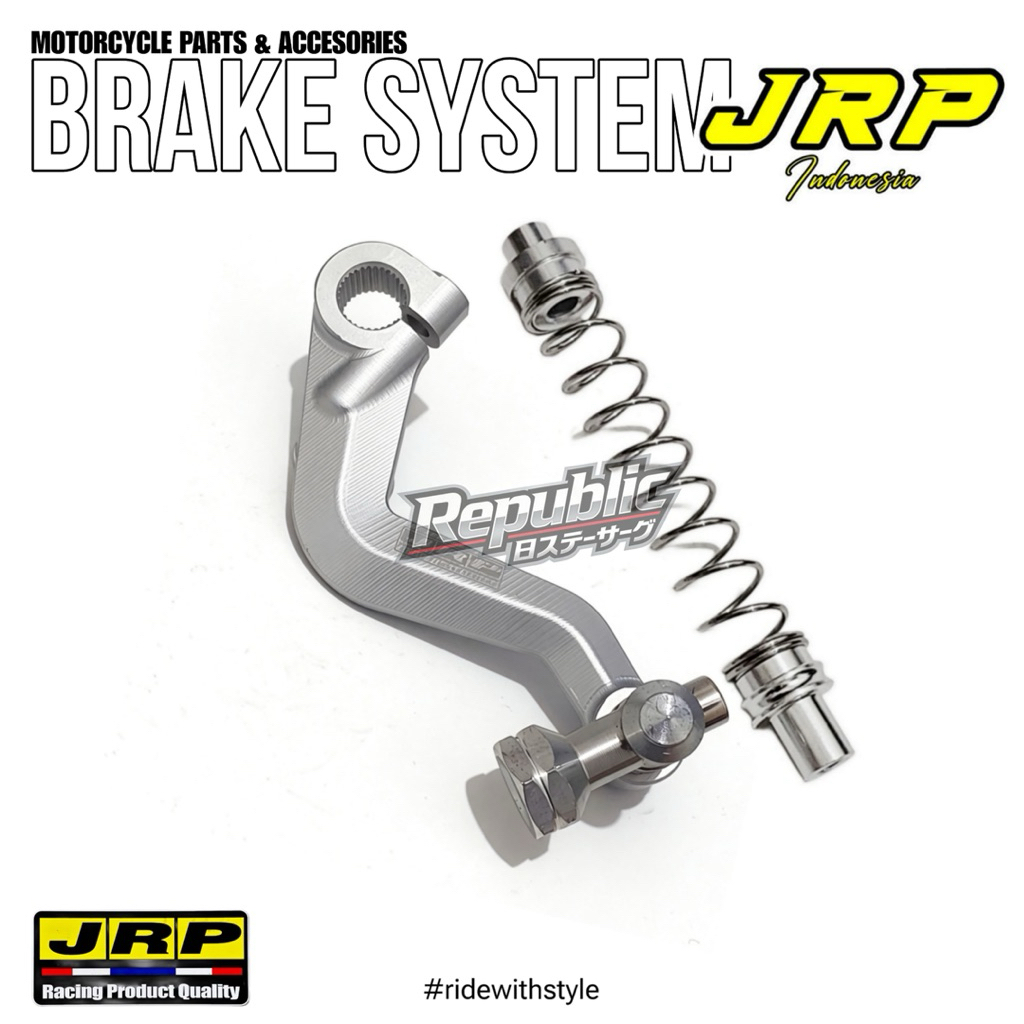 [ Paket Murah ] Paha Rem JRP Plus Per Chrome Plus Seling Rem Paha Rem / Tuas Rem Belakang Full Cnc M