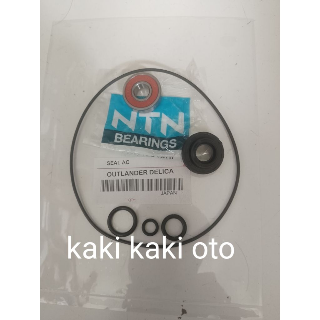 Shaft seal shaft lip seal kompresor AC compresor ac lengkap Lancer ex delica Outlander evo 10