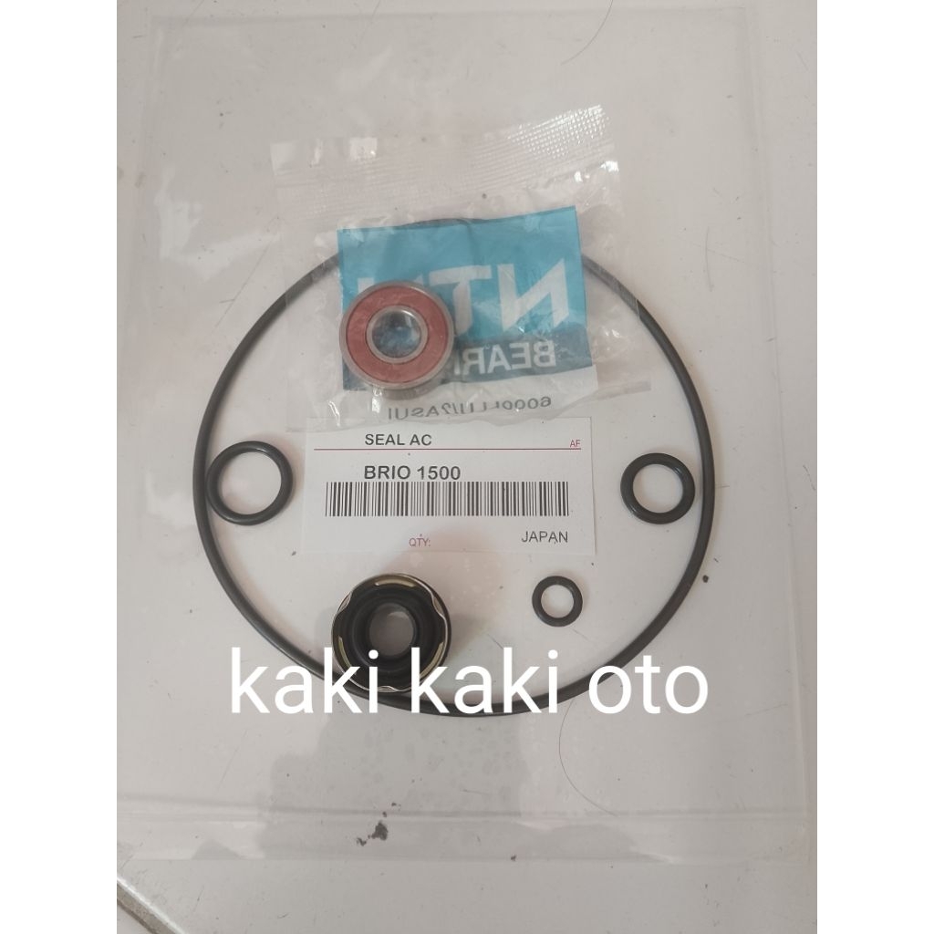 Shaft seal shaft lip seal kompresor AC compresor ac lengkap brio 1500 1.5cc