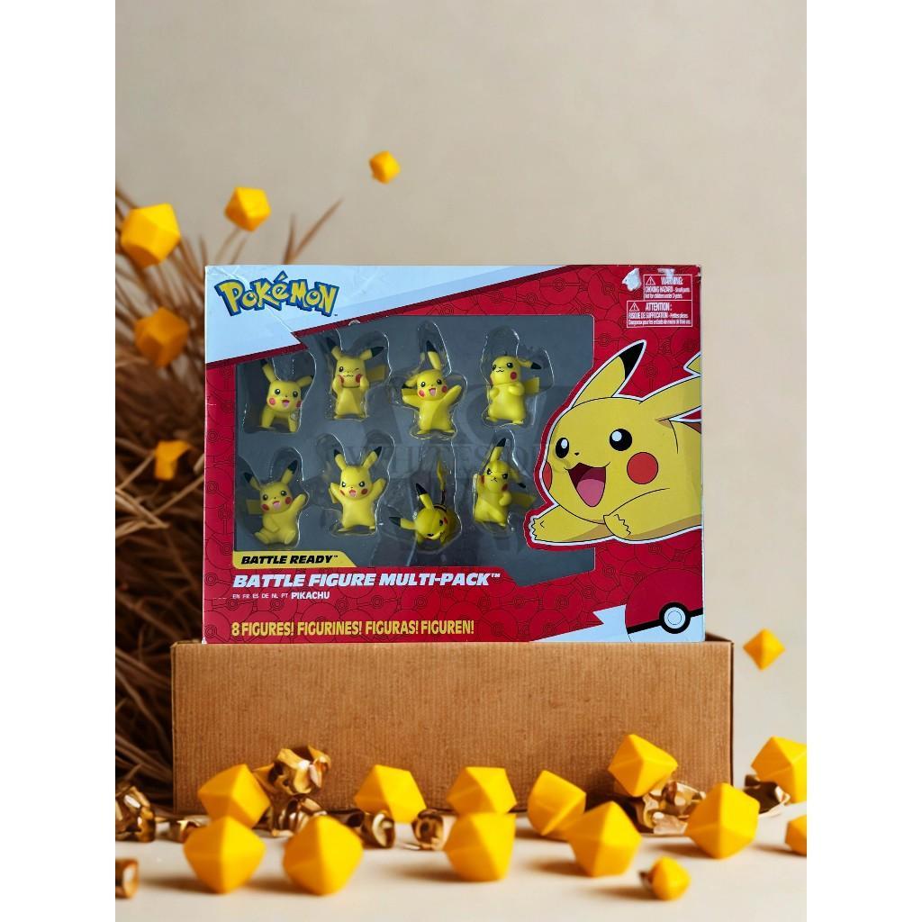 Pikachu Battle Figure 8-Pack Multipack - Select Battle Figure Multipack Ready Pack Metalic Metallic 