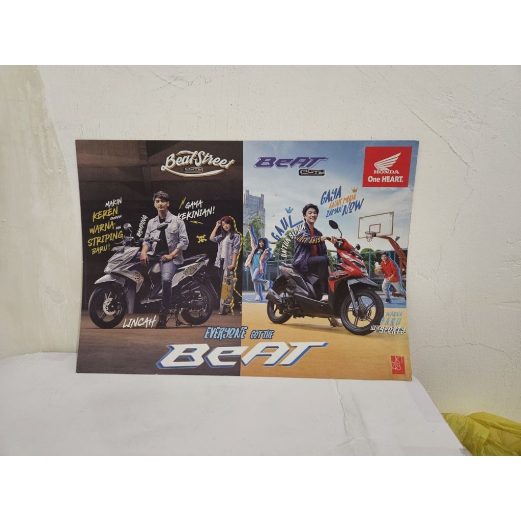brosur katalog motor honda beat 2018 leaflet