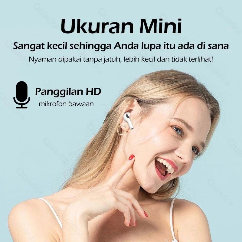 NEW Headset TWS Pro 4 Headset Bluetooth TWS Murah Berkualitas TWS With Mic Smart Touch Control