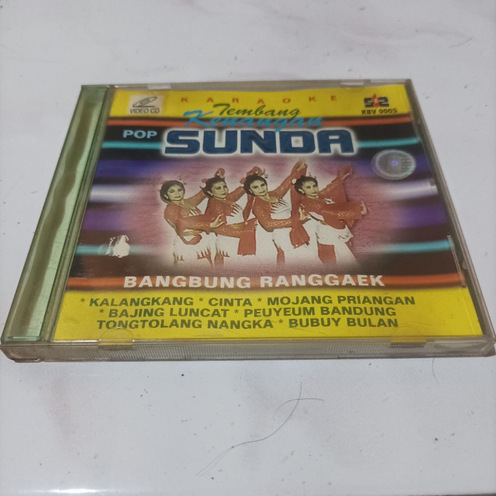 Original VCD Musik Karaoke Pop Sunda Best Mojang Priangan Euis Es Lilin Bubuy Bulan Dll