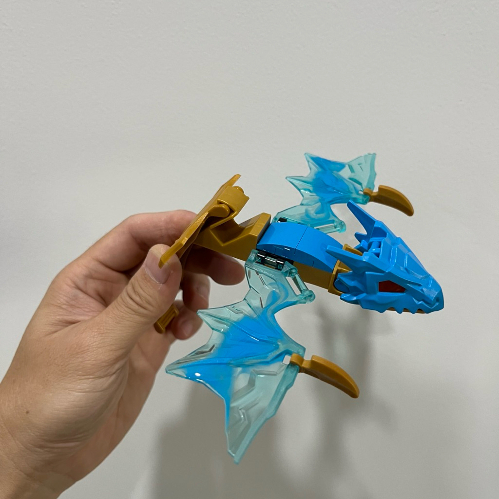 Lego Blue Dragon Fly Flying Naga Terbang Biru Jay NYA Ninjago