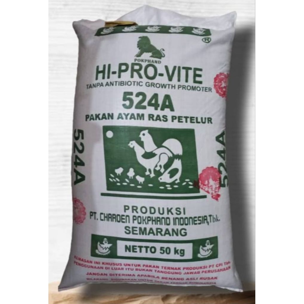 Pakan ayam petelur HI-PRO-VITE 524A repack 500g