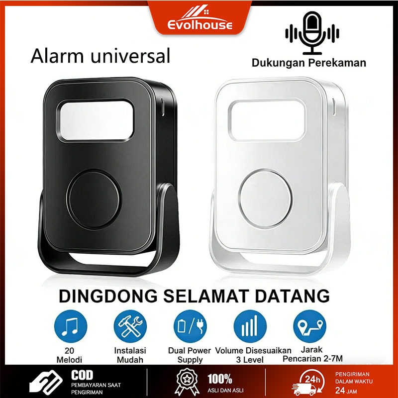 Sensor Gerak Inframerah Otomatis Alarm Bel Pintu Wireless Voice Ucapan Selamat Datang Untuk Toko Sup