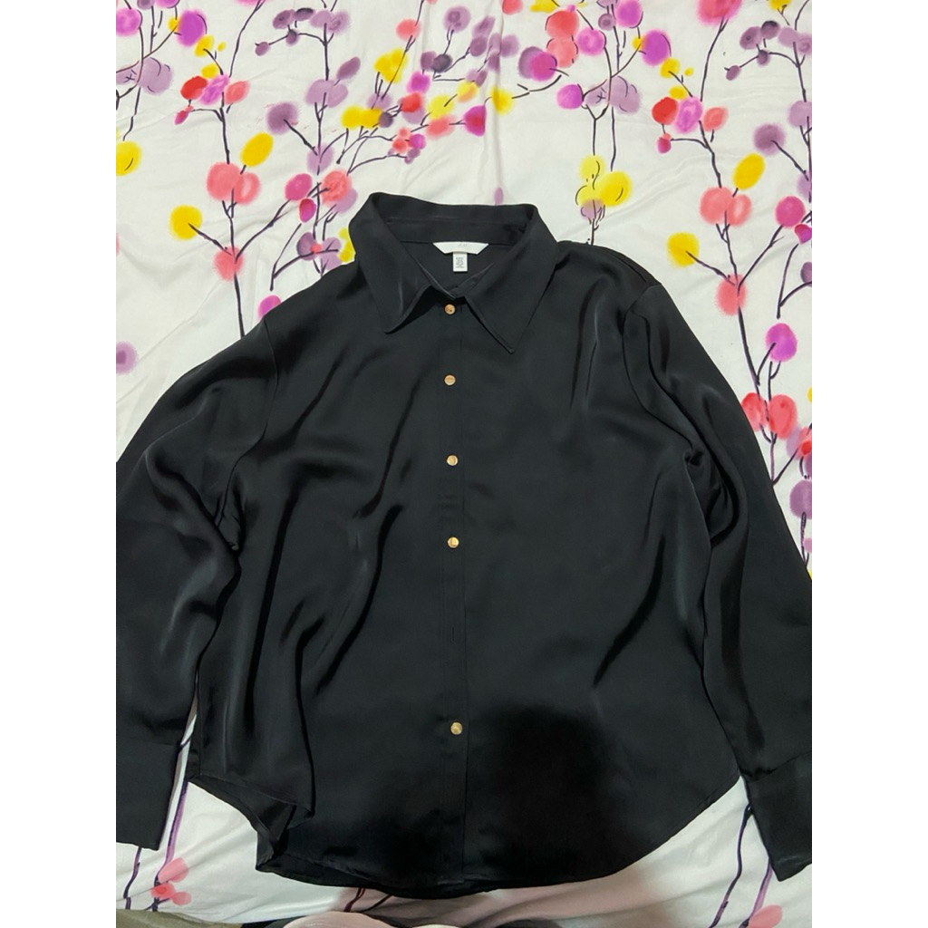 Kemeja Satin H&M Preloved XL