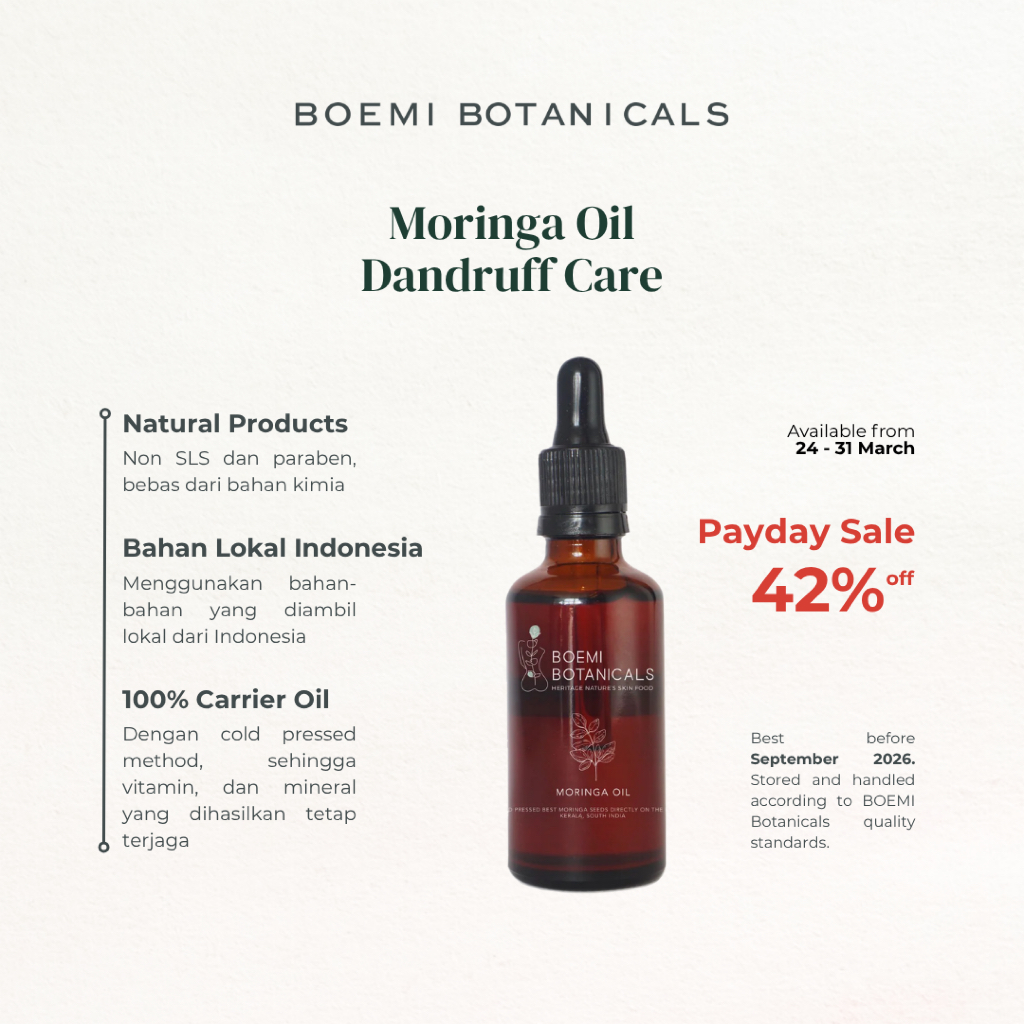 BOEMI Botanicals Moringa Oil | Carrier Oil