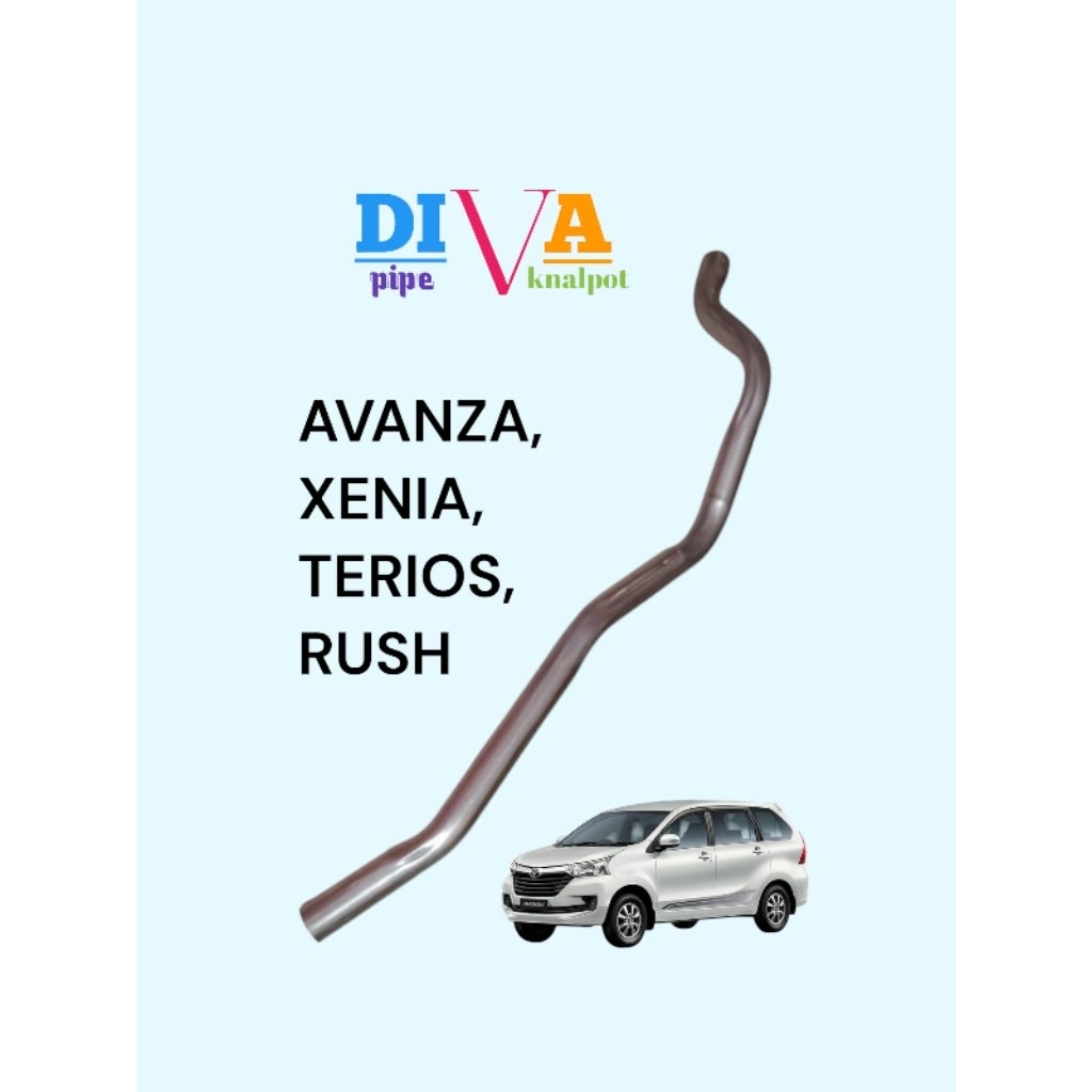 pipa knalpot bagian belakang mobil AVANZA, XENIA, TERIOS, RUSH