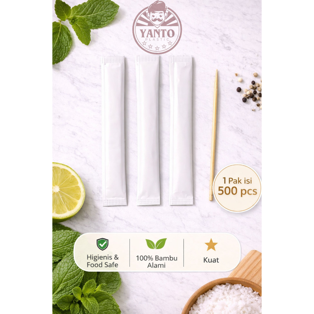 Tusuk Gigi Bungkus Kertas/ Tusuk Gigi Higienis
