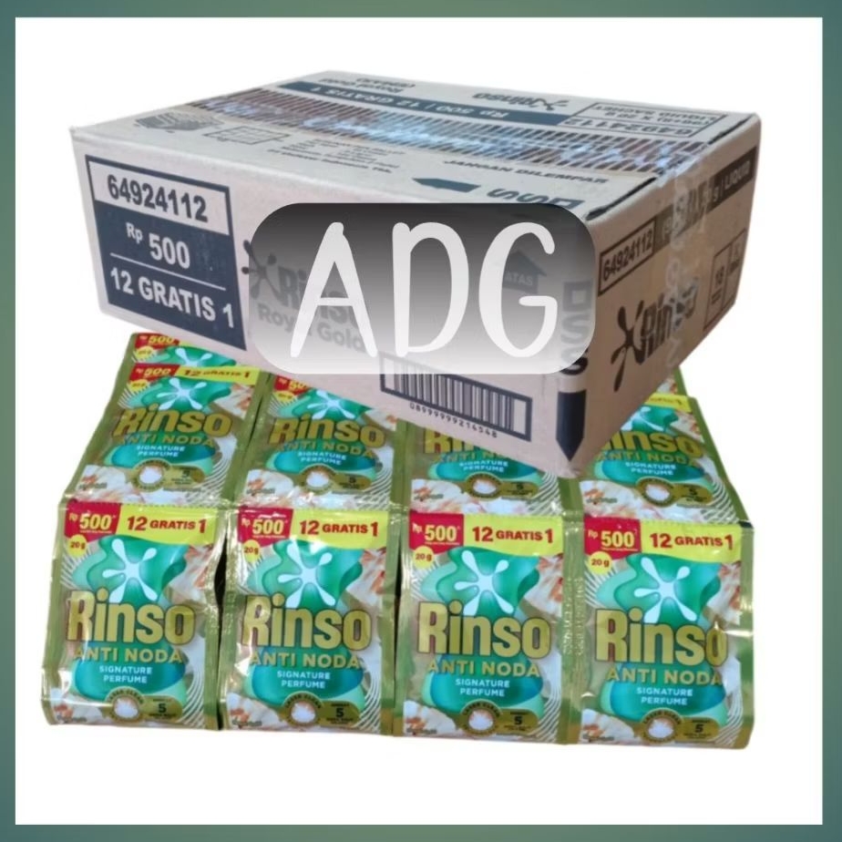 (Live Promex) Rinso Cair 500 /8 Renteng 104 Sachet - 1 Dus