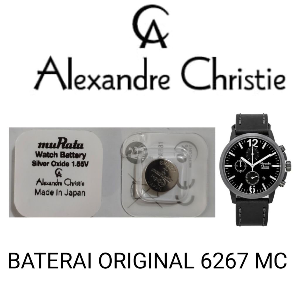 baterai jam Alexandre Christie original 6267MC