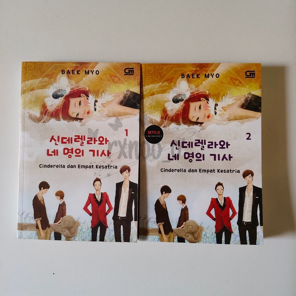 NOVEL CINDERELLA AND FOUR KNIGHTS (CINDERELLA DAN EMPAT KESATRIA BY BAEK MYO PRELOVED