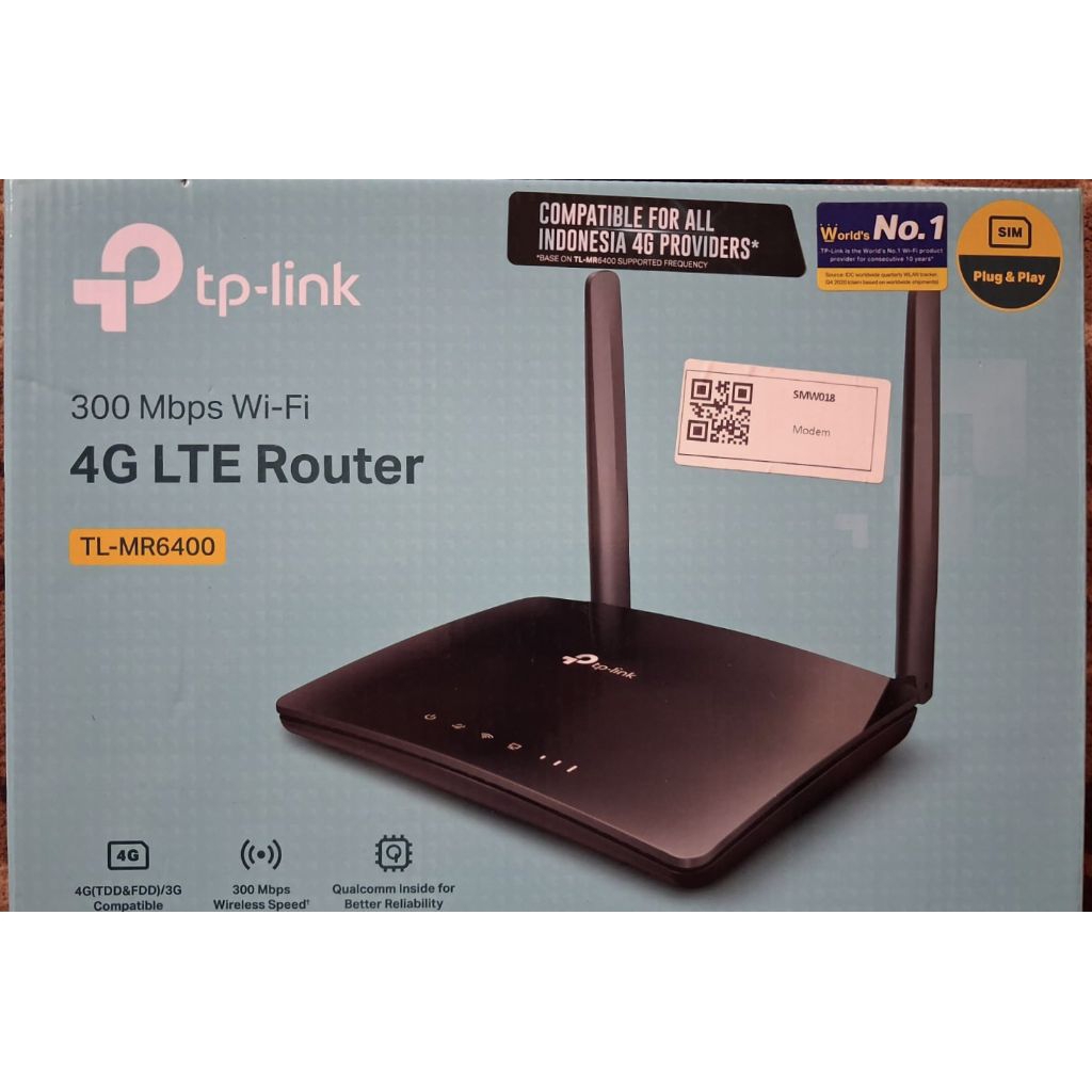 TP LINK 4G LTE ROUTER MR6400
