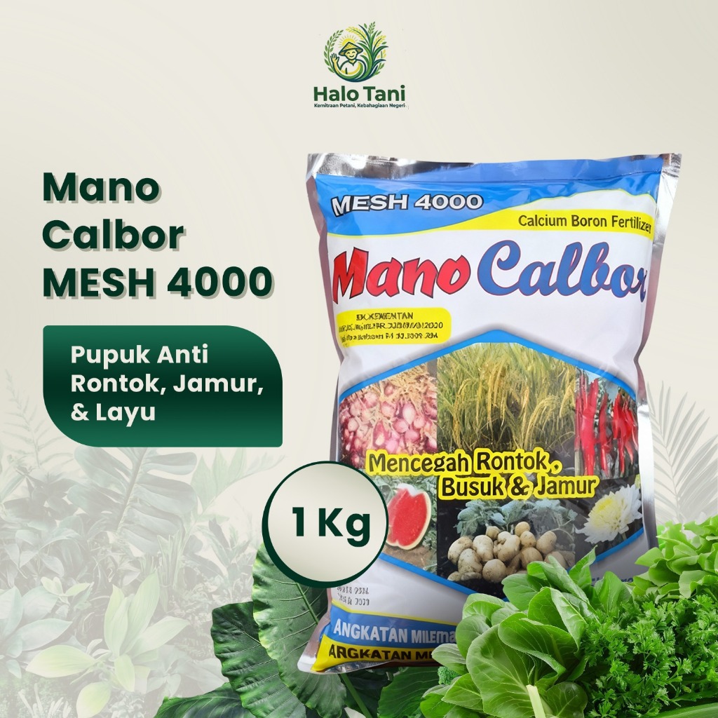 Pupuk Mano Calbor Kalsium Boron Penyubur Tanaman Buah Sayuran Boron Zinc
