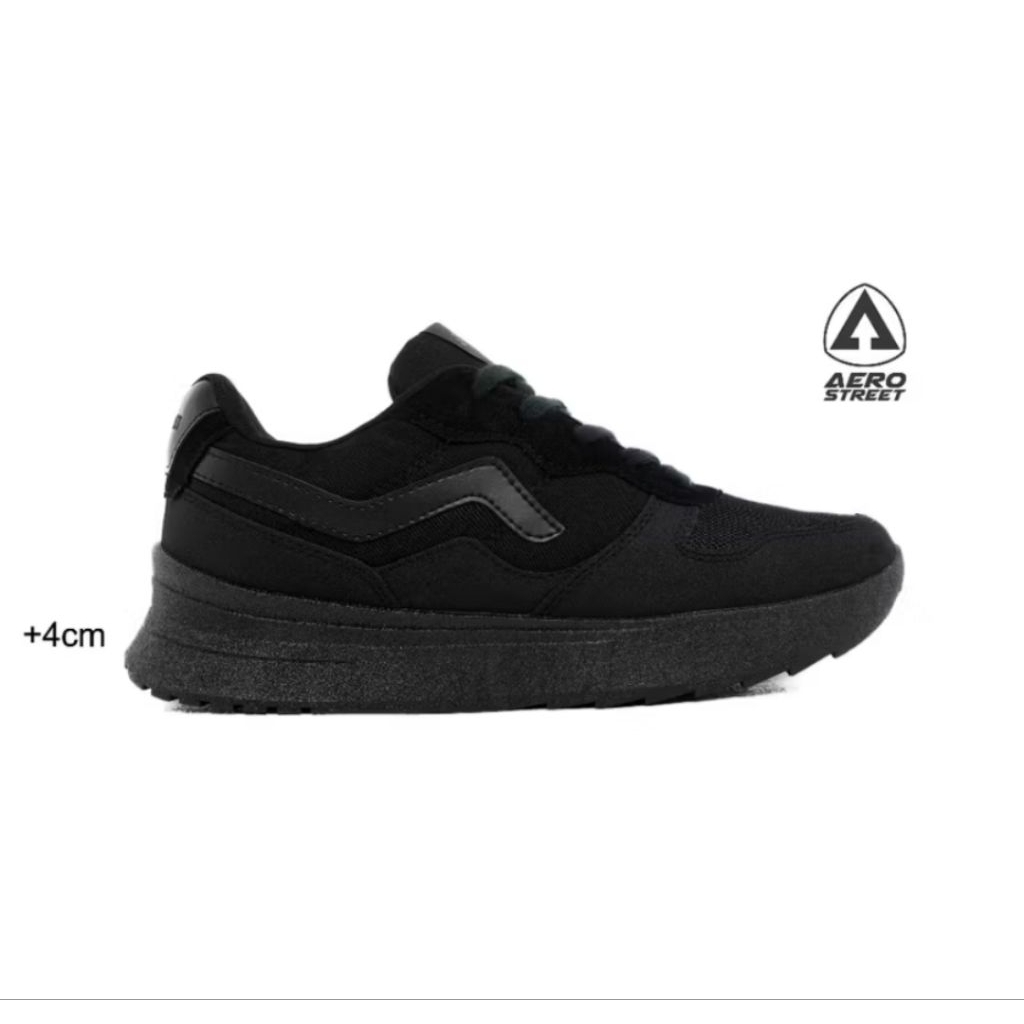 sepatu aero street massif Evo full black