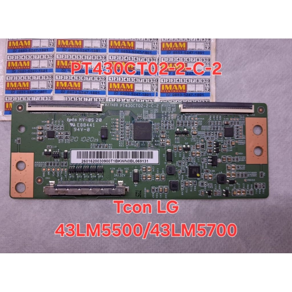 T-CON TV LED LG 43LM5500PTA - 43LM5700 - 43LM6300 VERSI 2-C-2