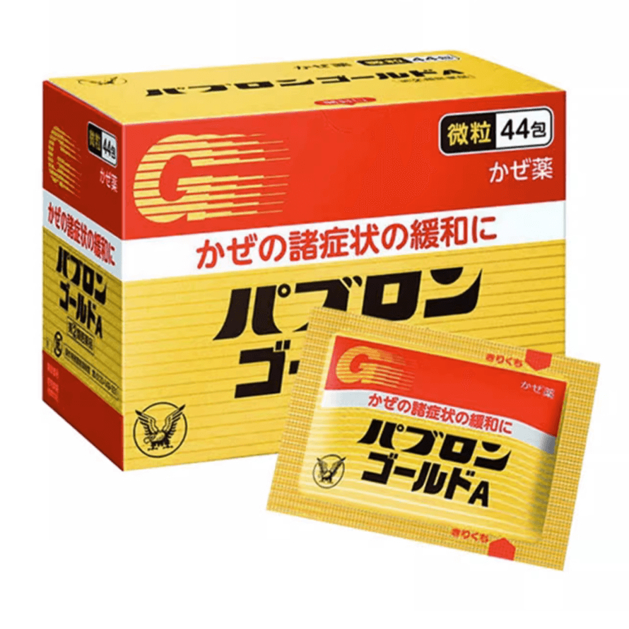 Taisho Pabron Gold Obat Demam Batuk Pilek Jepang obat dewa jepang isi 44 sachet