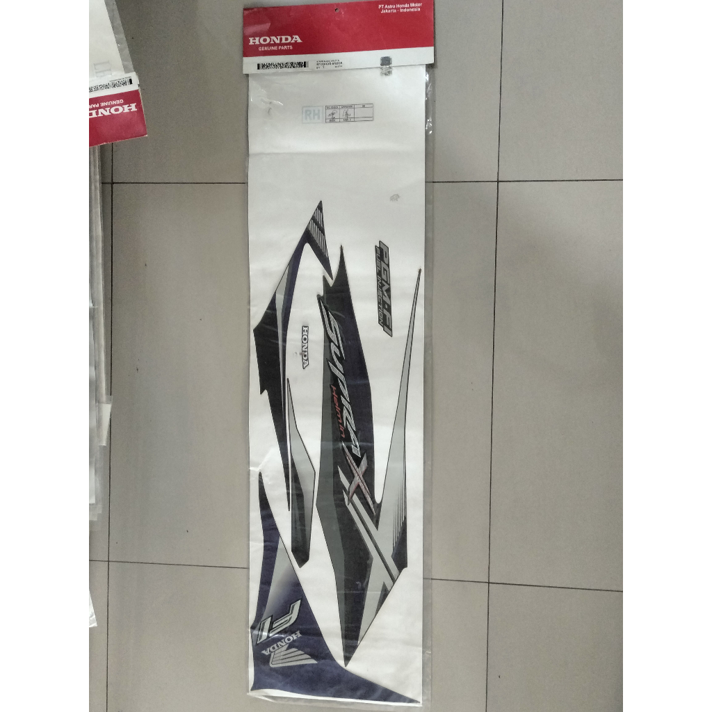 STRIPING KANAN SUPRA X 871-X0-KYZ670ZCR ORIGINAL