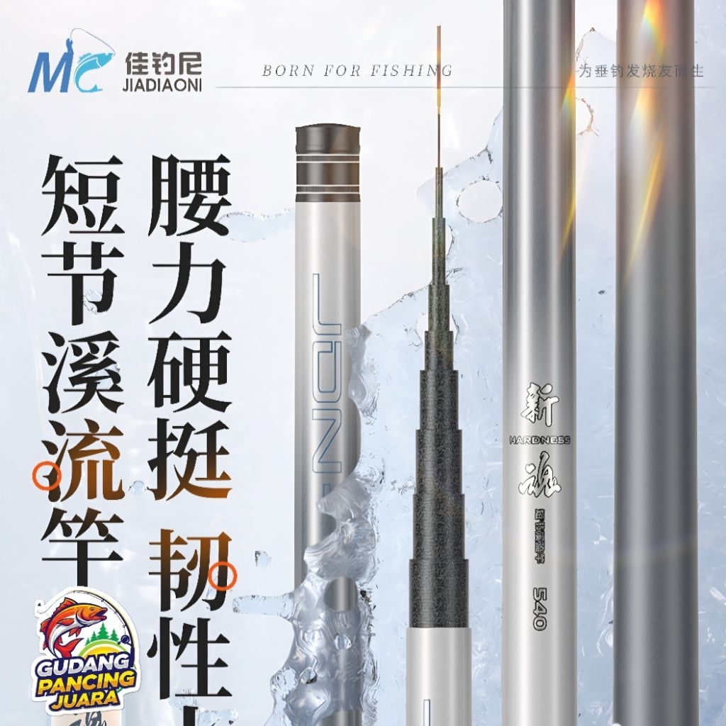 Jiadiaoni Xiliu Joran Tegek Karbon Super Ringan & Kaku - Ruas Pendek High Quality