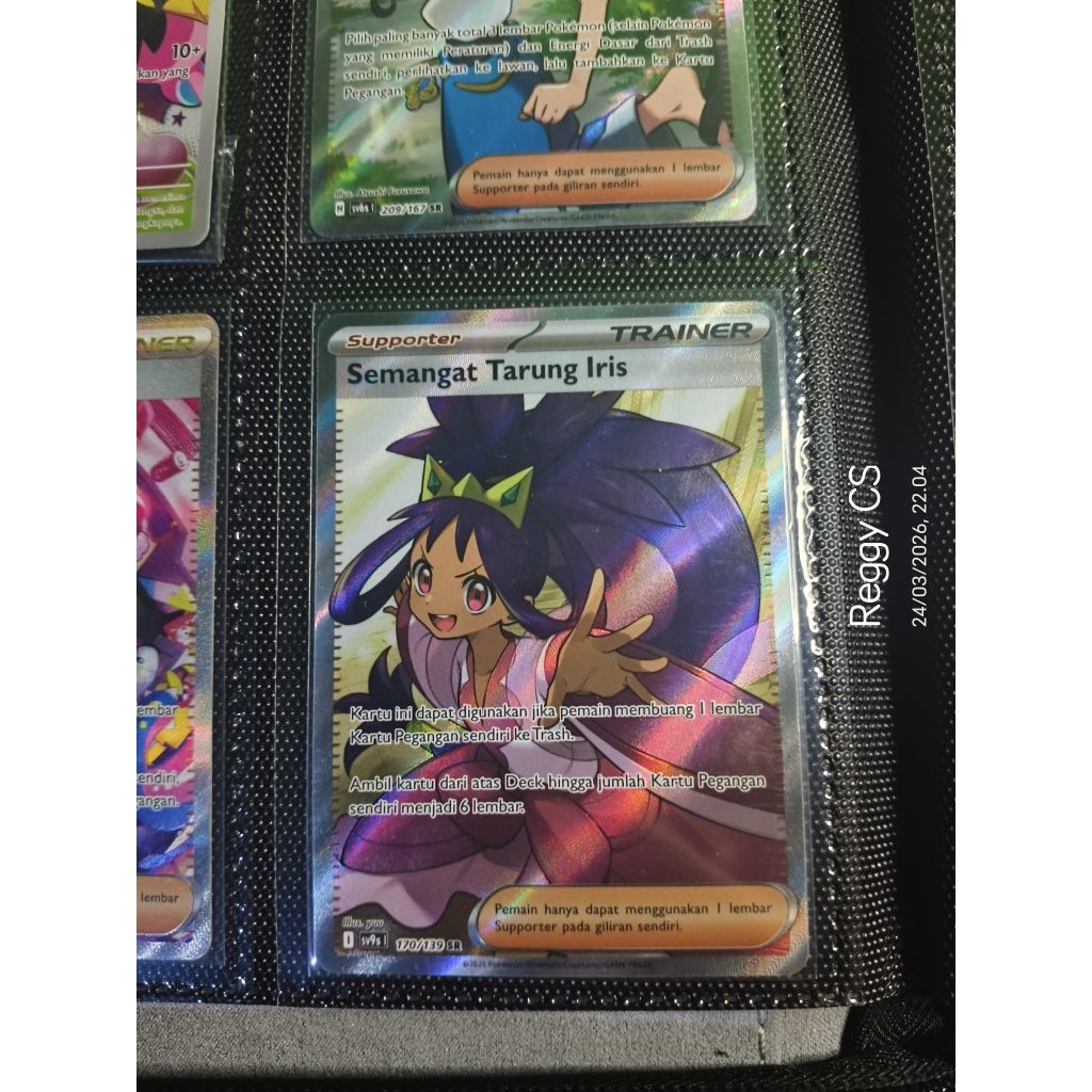 Semangat tarung Iris SR POKEMON SET IKATAN TAKDIR