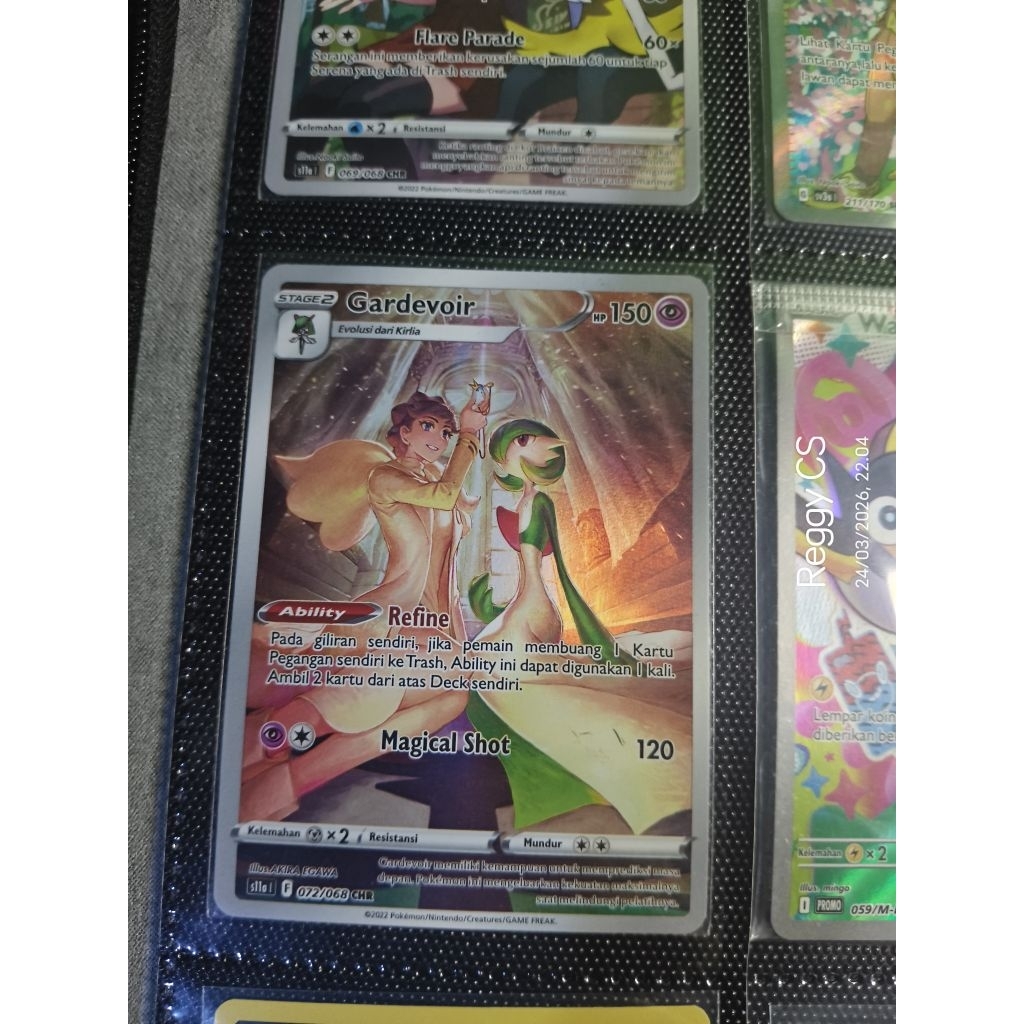 Gardevoir CHR POKEMON SET ARKANA MEMUNCAK