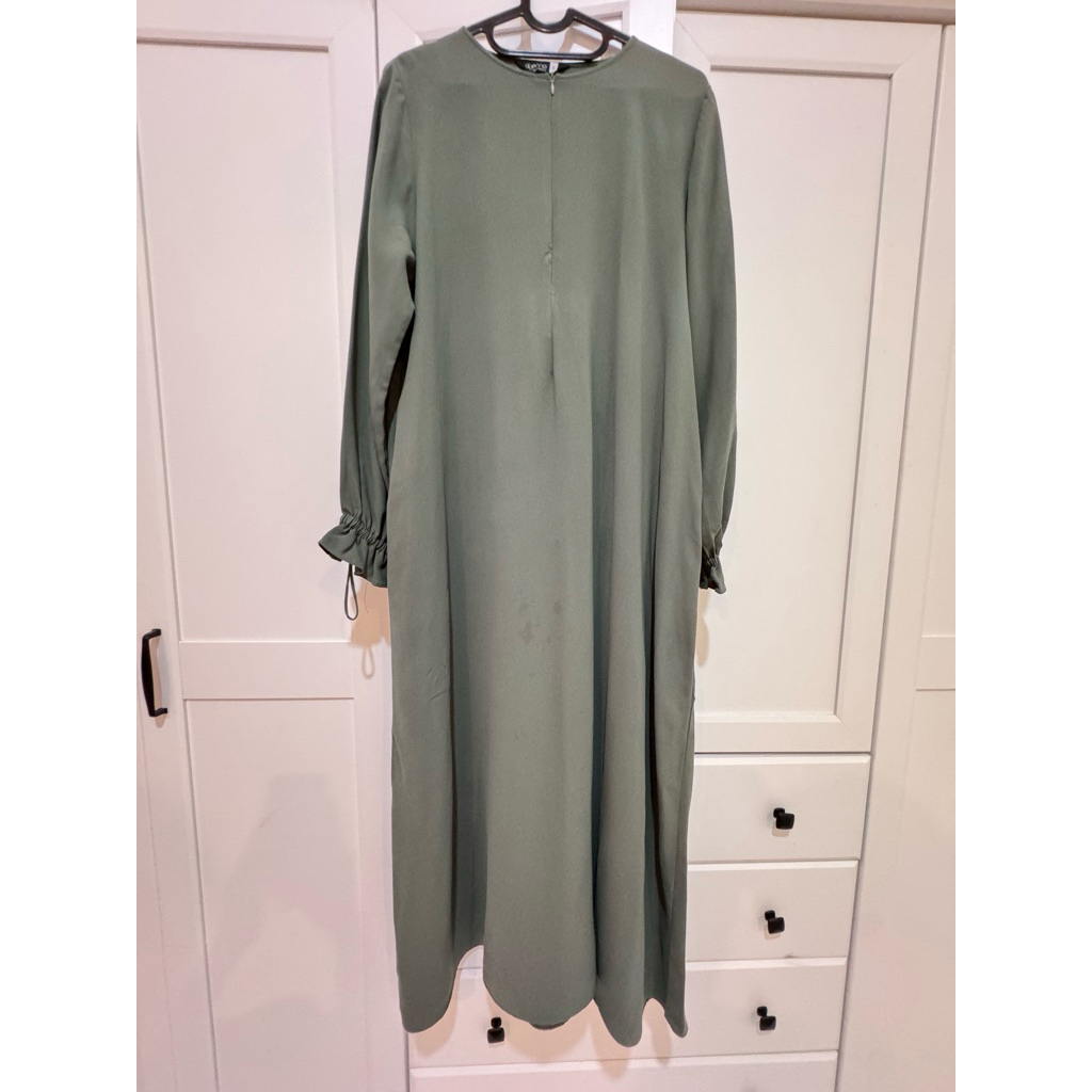Preloved Aljenna Kasya Dress Dark Olive size S