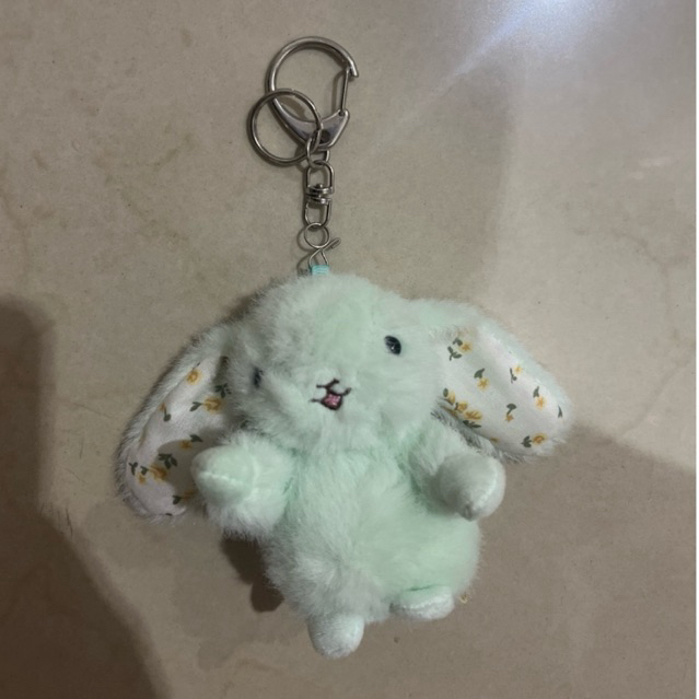 Gantungan Kunci Boneka Kelinci miniso