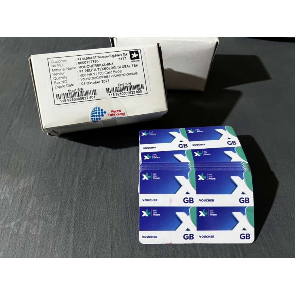 VOUCHER XL KOSONG BAHAN INJECT - NASIONAL