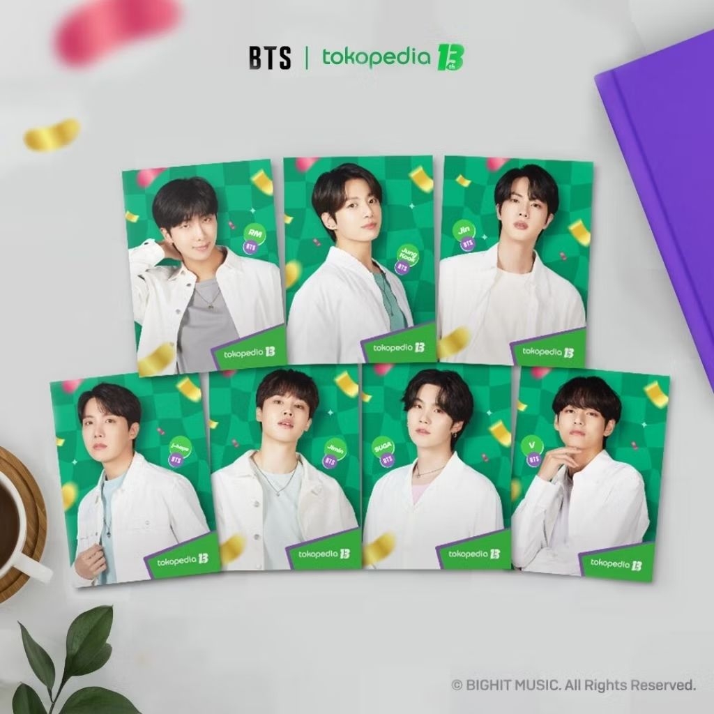 postcard BTS Hologram rare
