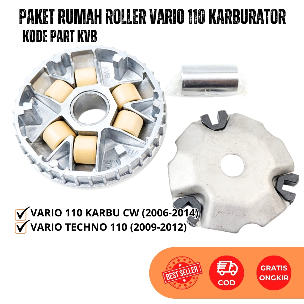 Rumah Roller Assy Honda Vario Karbu 110 Vario 110 Cw Techno Lama Rumah Loler Vario 110 KVB Original