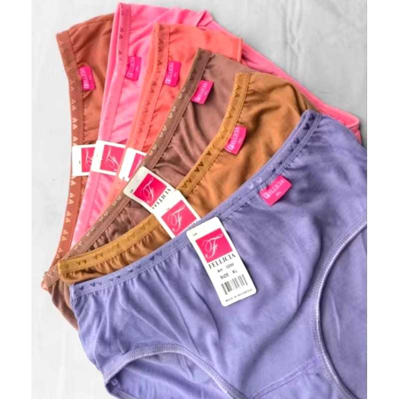 6 Pcs Celana Dalam Wanita Dewasa Polos CD Wanita Dewasa Cangcut Wanita Dewasa Polos Berkualitas