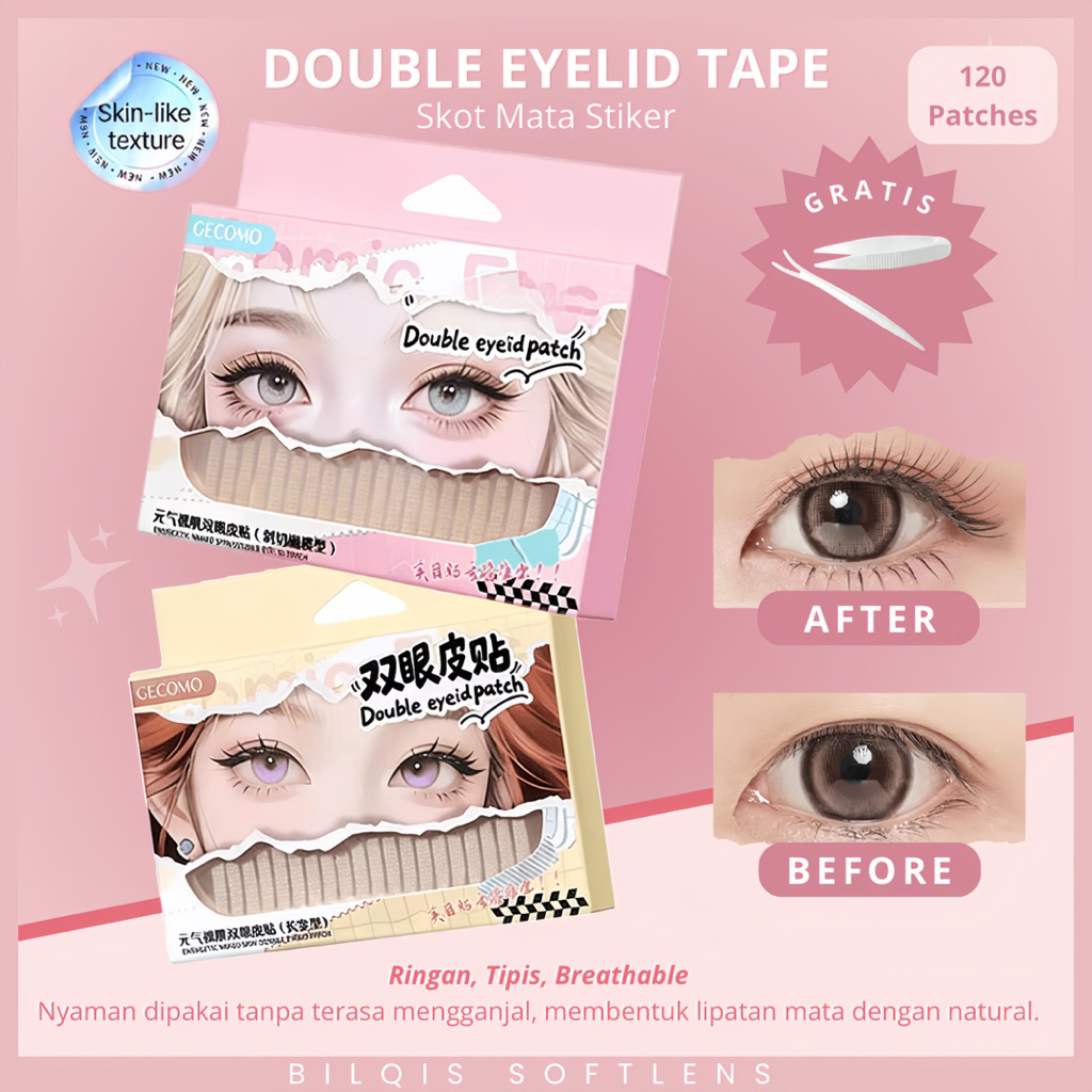 Eyelid Tape Stickers Eyelid Tape Invisible - Scott Mata - GECOMO Double Eyelid Tape