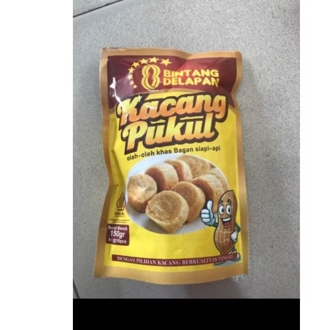 Bintang Delapan Kacang Pukul  khas bagan siapi-api 150g