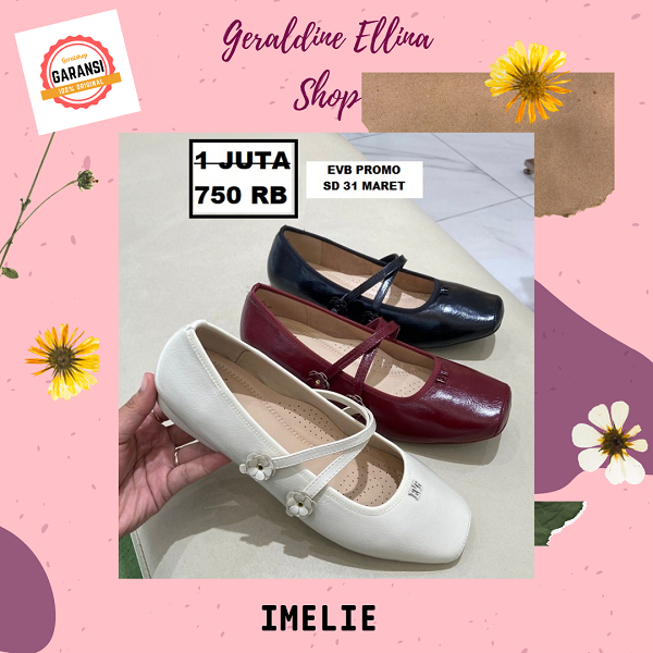 Sepatu flat shoes wanita EVB SALE original 100% seri ZUYI