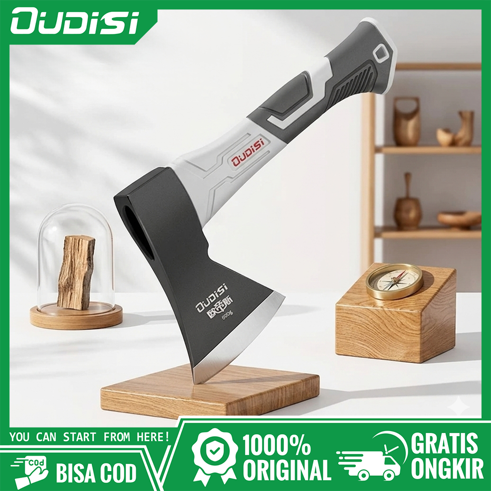 OUDISI KapakDitempadari Baja Karbon Berkualitas TinggiMultifungsi untuk Menebang, Memotong, Membelah