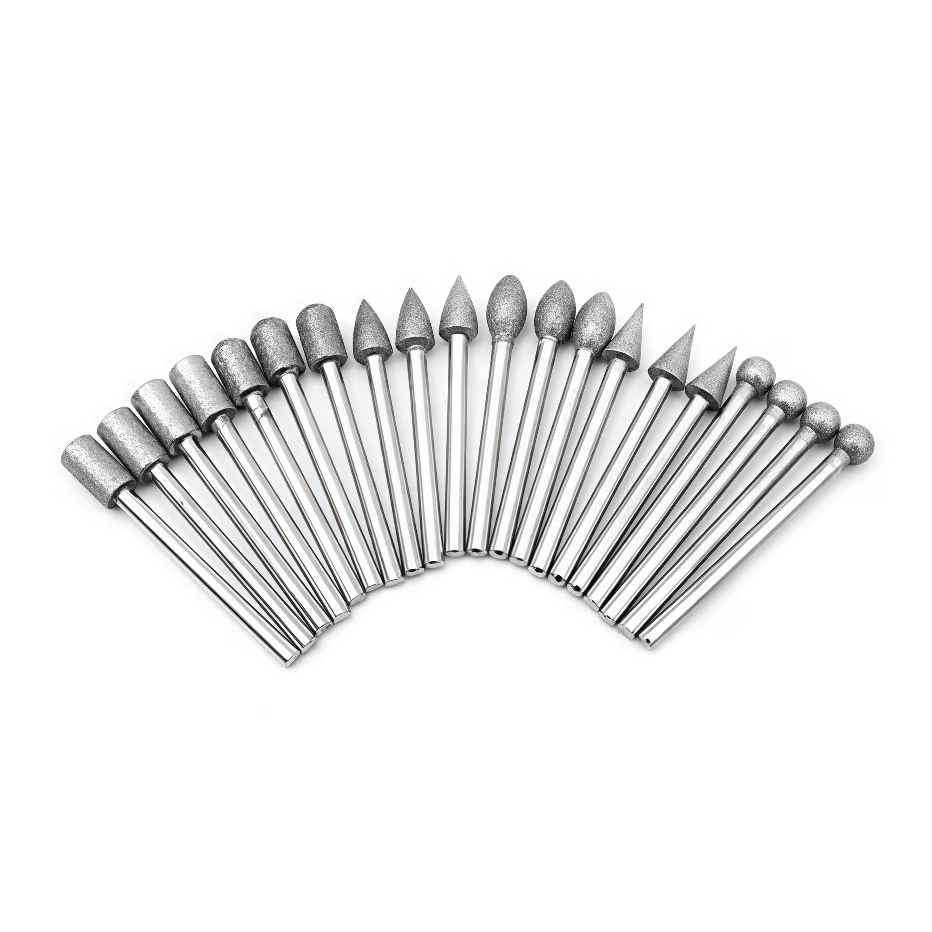 UJUNG GERINDA MINI PORTABLE 1 SET ISI 20 UNTUK UKIR ORIGINAL