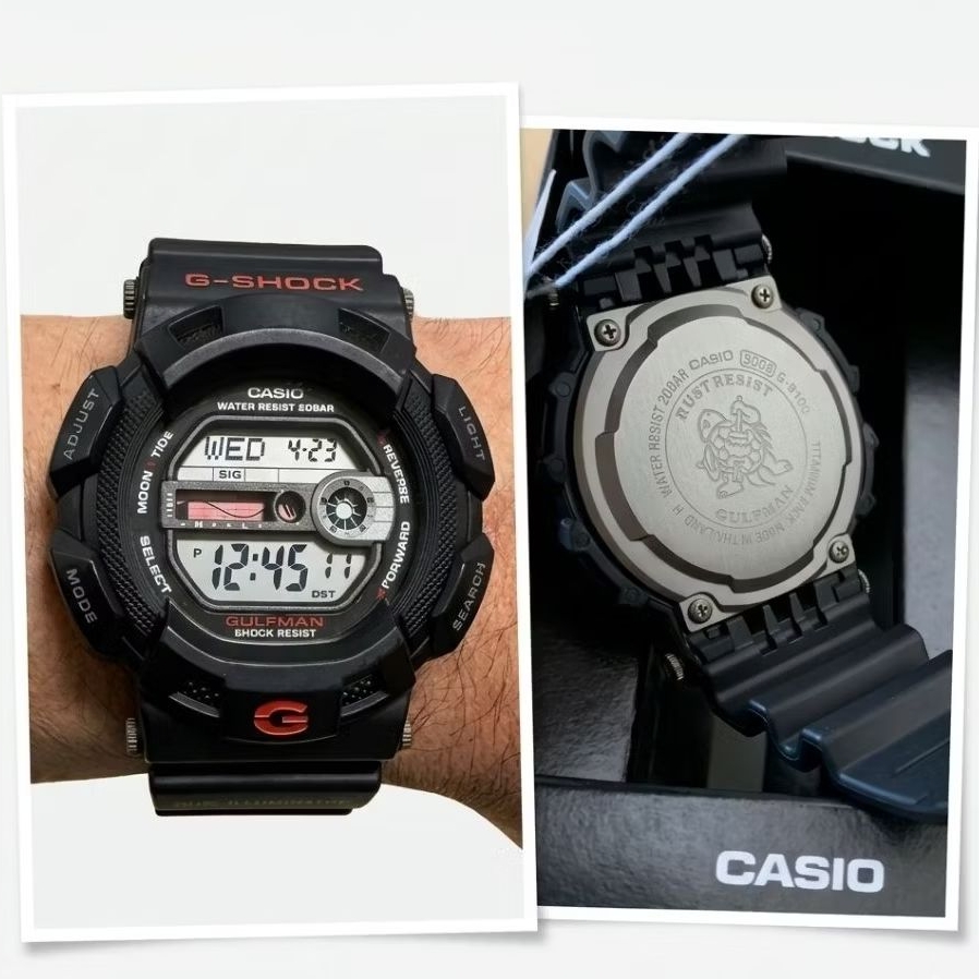 Jam tangan Prelove G-Shock G-9100 Gulfman Titanium