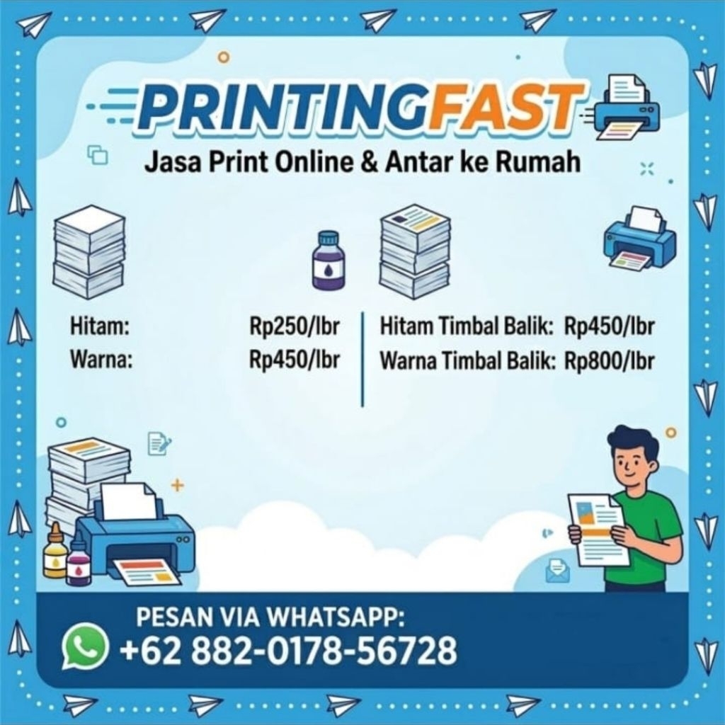 Jasa Print Tugas Online Medan