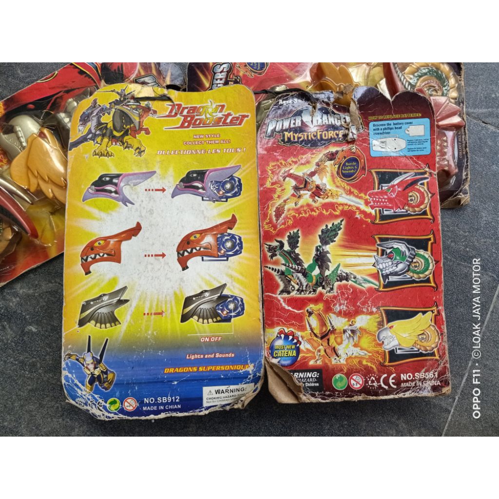 POWER RANGERS MYSTIC FORCE DRAGON BOSTER alat DX berubah tranformasi