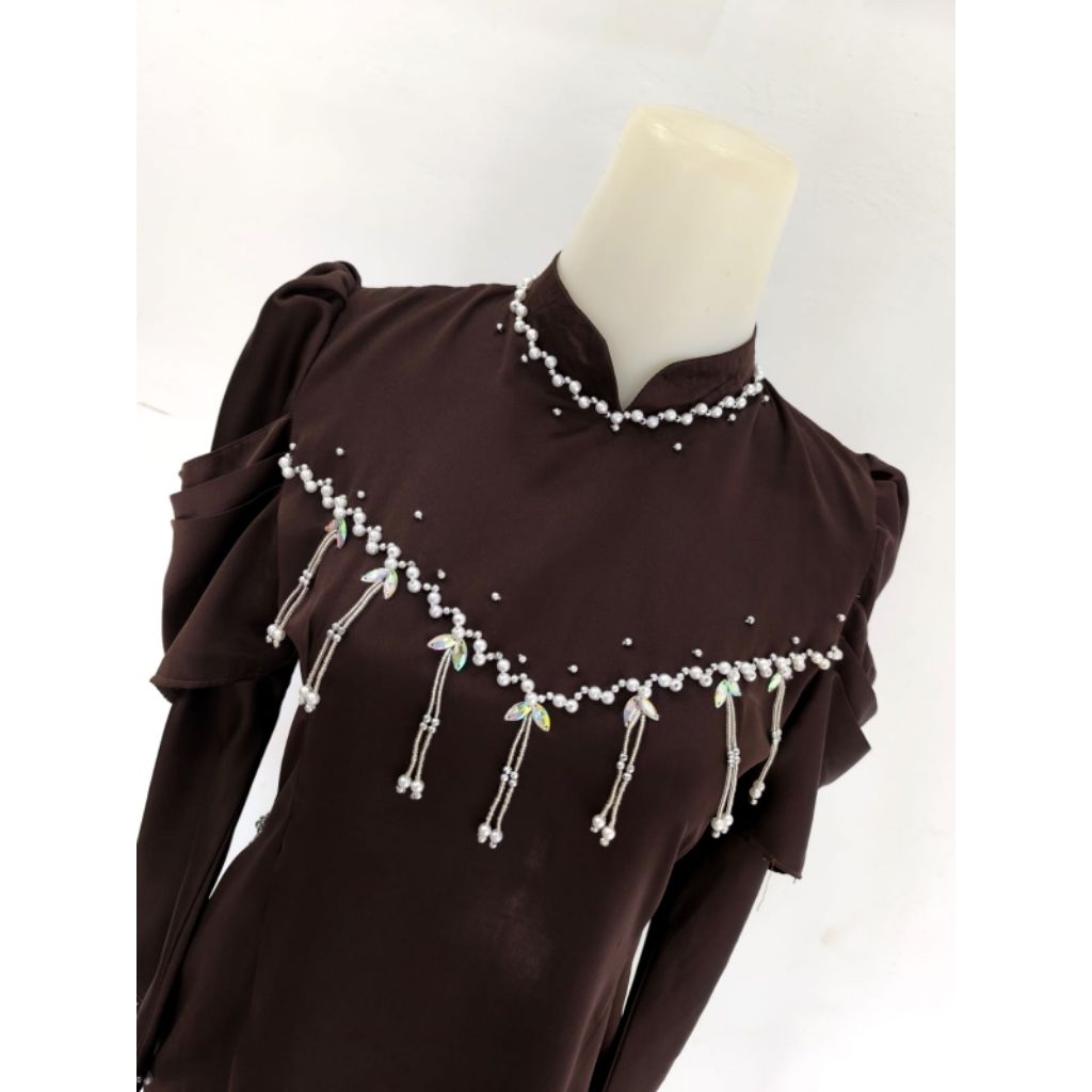 INARA dress satin semi duyung  bridesmaid dress seragam dress pesta gamis satin